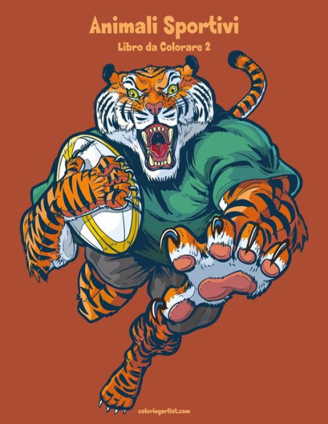 Animali Sportivi Libro da Colorare 2 (Italian Edition)