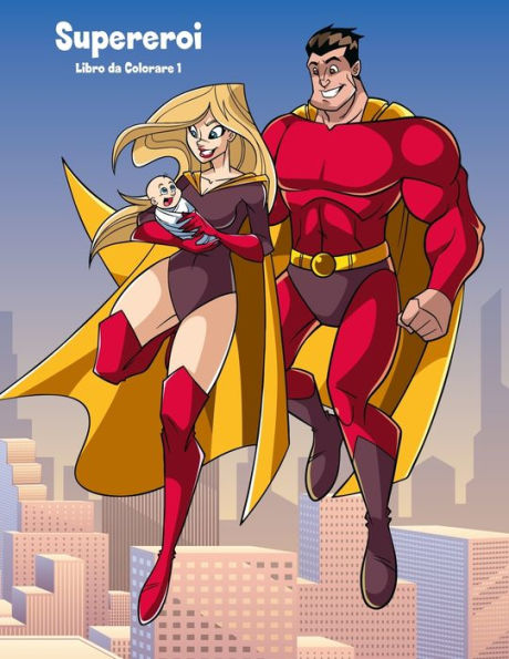 Supereroi Libro Da Colorare 1