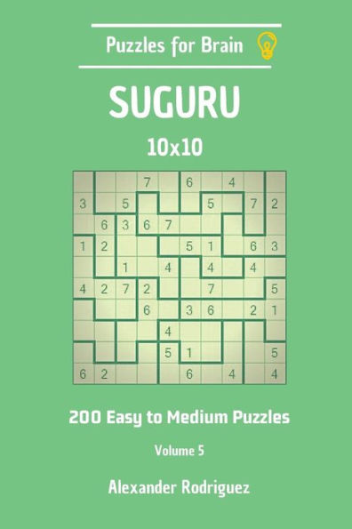 Puzzles For Brain Suguru - 200 Easy To Medium 10X10
