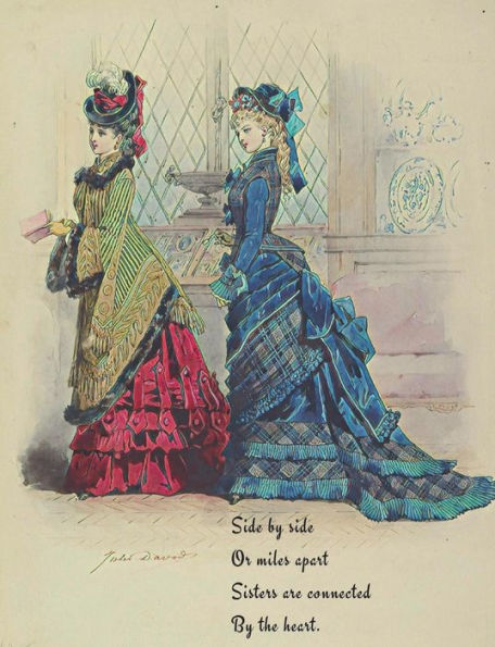 Victorian Sisters With Quote