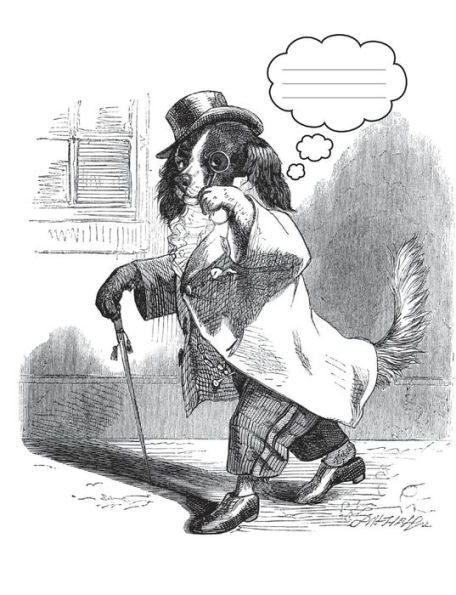 Funny Dog and Monocle