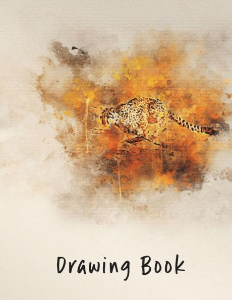 Drawing Book: Cheetah 8.5x11 (Drawing Books)
