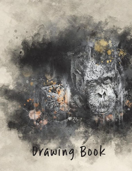 Drawing Book: Chimpanzee 2 8.5x11 (Drawing Books)