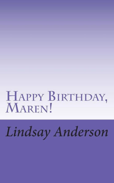Happy Birthday, Maren! (The Girls Of Orlando)