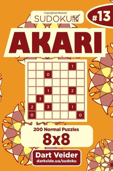 Sudoku Akari - 200 Normal Puzzles 8X8