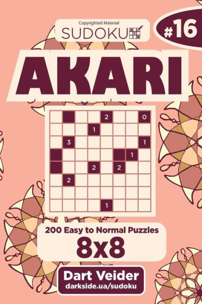 Sudoku Akari - 200 Easy To Normal Puzzles 8X8