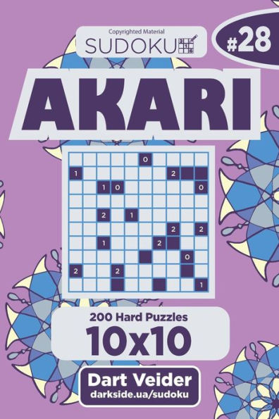 Sudoku Akari - 200 Hard Puzzles 10X10