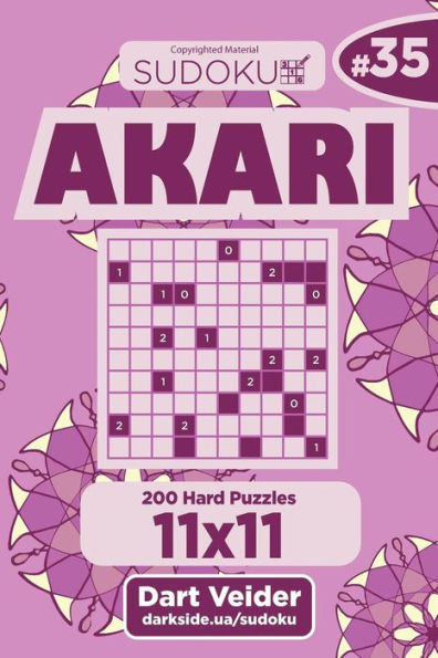 Sudoku Akari - 200 Hard Puzzles 11X11