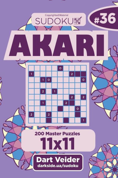 Sudoku Akari - 200 Master Puzzles 11X11