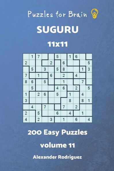 Puzzles For Brain Suguru - 200 Easy 11X11