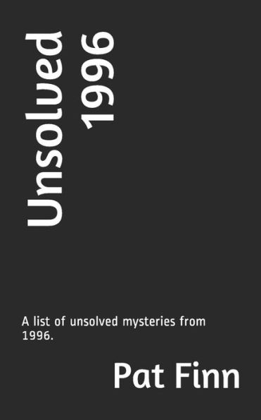 Unsolved 1996