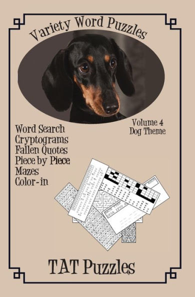 Variety Word Puzzles : Volume 4 Dog Themed