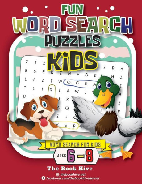 Fun Word Search Puzzles Kids: Word Search for Kids Ages 6-8 (Hidden Word Find Puzzles Books for Kids Brain Games Word Search Problems)