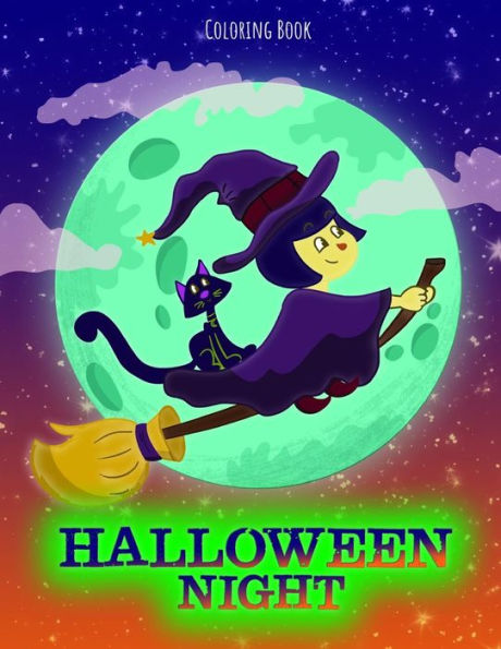 Halloween Night: Coloring Book