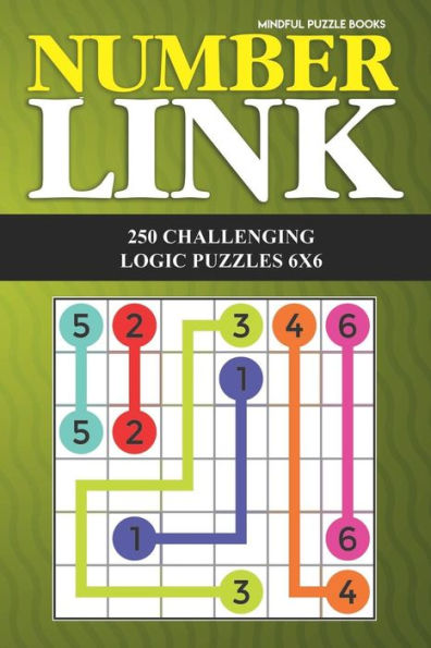 Number Link: 250 Challenging Logic Puzzles 6X6