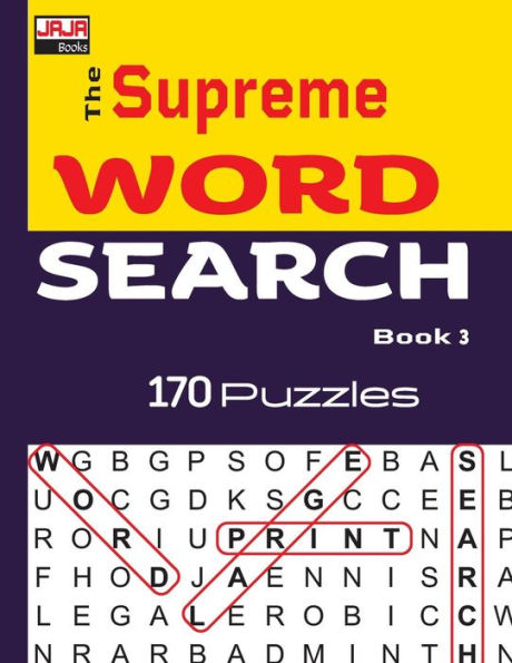 The Supreme Word Search Puzzle - 9781724163929