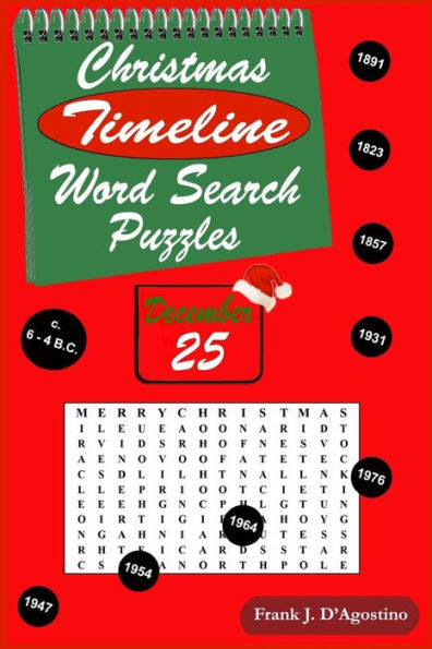 Christmas Timeline Word Search Puzzles