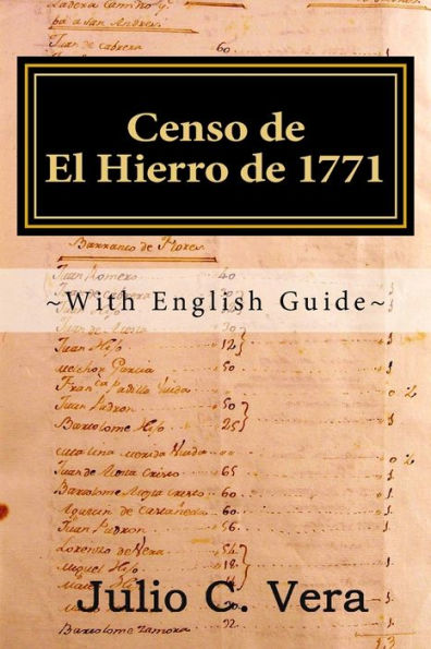 Censo de El Hierro de 1771: With English Guide (Spanish Edition)