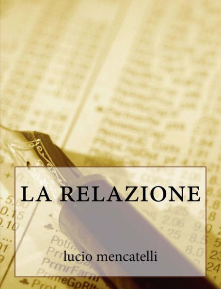 la relazione (Italian Edition)