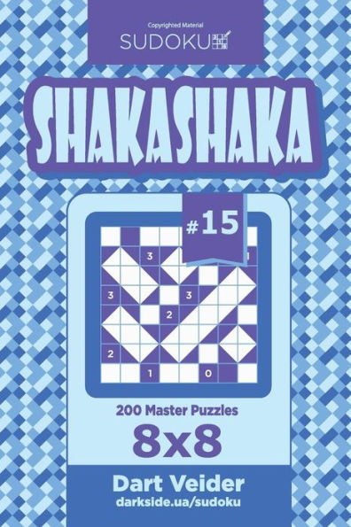 Sudoku Shakashaka - 200 Master Puzzles 8X8