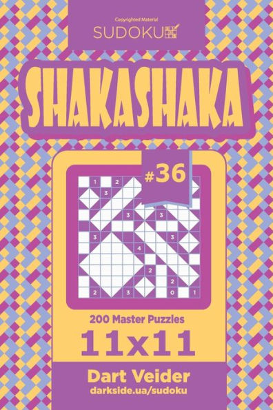 Sudoku Shakashaka - 200 Master Puzzles 11X11