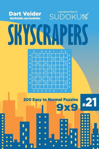 Sudoku Skyscrapers - 200 Easy To Normal Puzzles 9X9