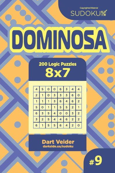 Sudoku Dominosa - 200 Logic Puzzles 8X7