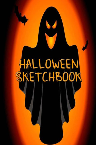 Halloween Sketchbook: Kids Halloween Sketchbook 6" x 9" 60 Pages Of Sketch Paper, Draw Your Own Pumpkins, Witch, Ghosts, Zombies Etc