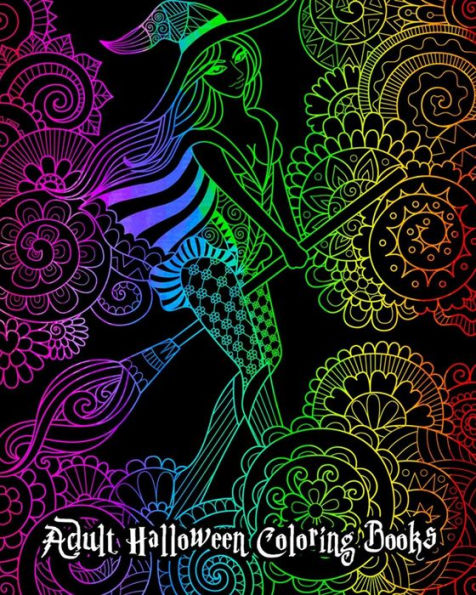 Adult Halloween Coloring Books: Stress Relieving Halloween Designs (GOREGEOUS Coloring Book), 100 Pages