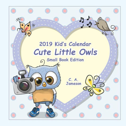 2019 Kid's Calendar : Cute Little Owls Small Book Edition
