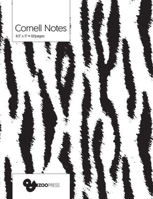 Cornell Notes : B&W Tiger Pattern Cover - Best Note Taking System for Students, Writers, Conferences. Cornell Notes Notebook. Large 8. 5 X 11 , 120 Pages. College Note Taking Paper, School Supplies