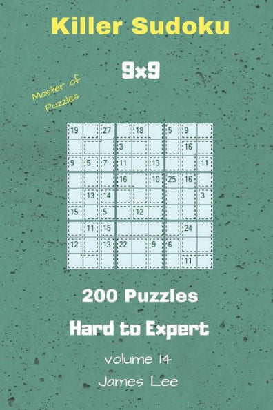 Master Of Puzzles - Killer Sudoku 200 Hard To Expert Puzzles 9X9