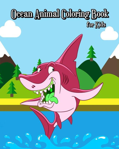Ocean Animal Coloring Book For Kids