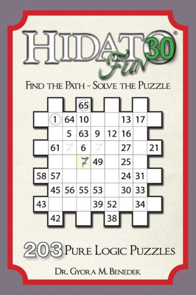 Hidato fun 30: 203 New Logic Puzzles