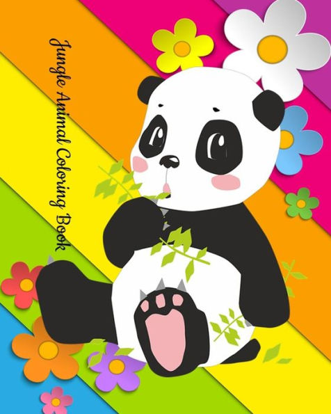 Jungle Animal Coloring Book: For Children Ages 2-4