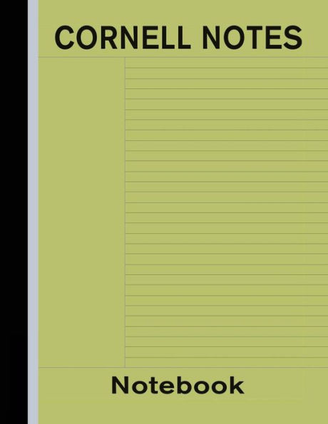 Cornell Notes Notebook: Note Taking Paper - Green (Cornell Style Journal)