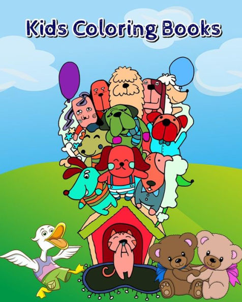 Kids Coloring Books: Happy Animal Pictures That Will Make You Smile!