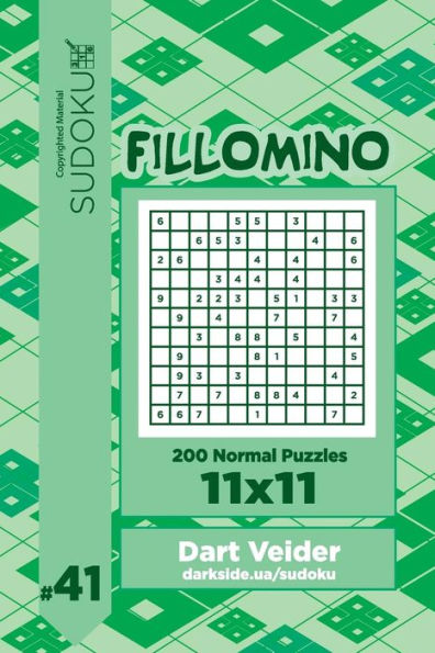 Sudoku Fillomino - 200 Normal Puzzles 11X11