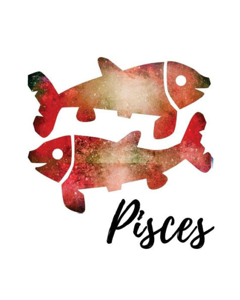 Pisces : Pisces Cornell Notes Red