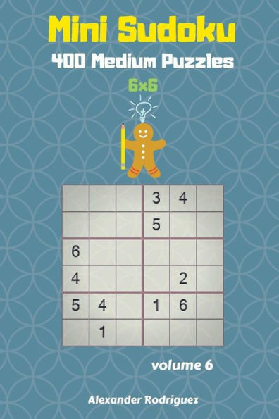 Mini Sudoku Puzzles - 400 Medium 6X6