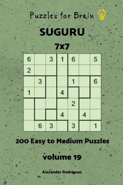 Puzzles Fo Brain - Suguru 200 Easy To Medium Puzzles 7X7