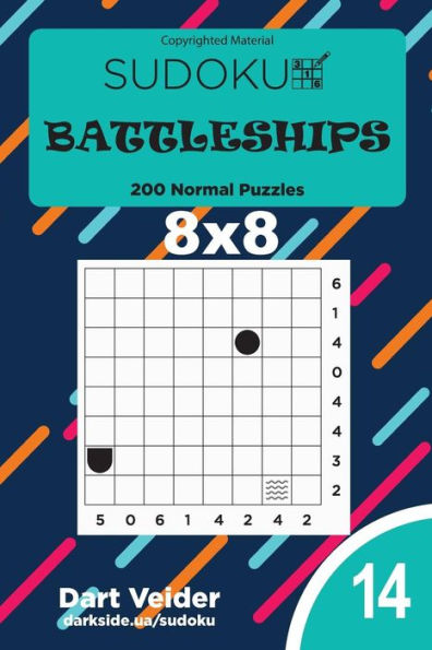 Sudoku Battleships - 200 Normal Puzzles 8X8