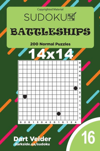 Sudoku Battleships - 200 Normal Puzzles 14X14