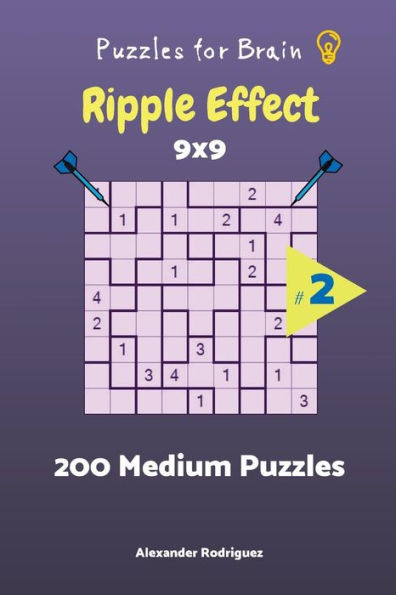 Puzzles For Brain - Ripple Effect 200 Medium Puzzles 9X9