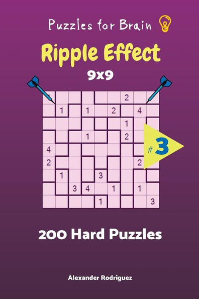 Puzzles For Brain - Ripple Effect 200 Hard Puzzles 9X9