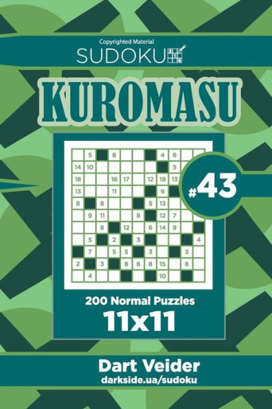 Sudoku Kuromasu - 200 Normal Puzzles 11X11