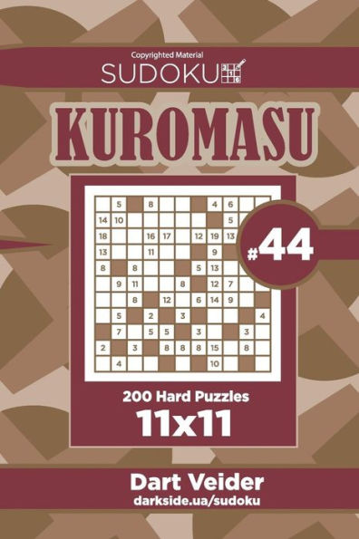 Sudoku Kuromasu - 200 Hard Puzzles 11X11
