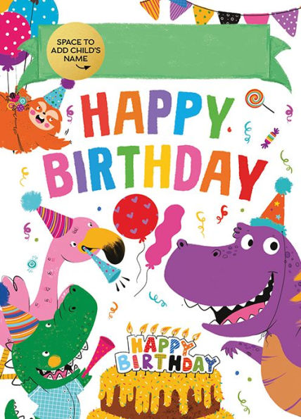 Happy Birthday: Personalized Fill-In-The-Blank Book (Greeting Card Or Gift For Kids)