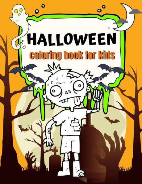 Halloween Coloring Book for Kids: Fun Halloween Coloring Pages (Children's Halloween Books) - 9781728708171