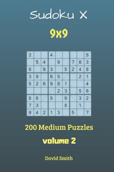 Sudoku X - 200 Medium Puzzles